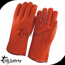 SRSAFETY Orange pvc Sicherheitshandschuh / PVC Tauchhandschuh